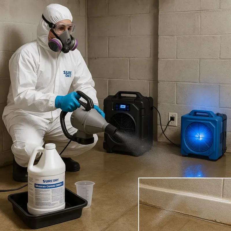 Sanitization and Odor Removal process in Home Garden, CA