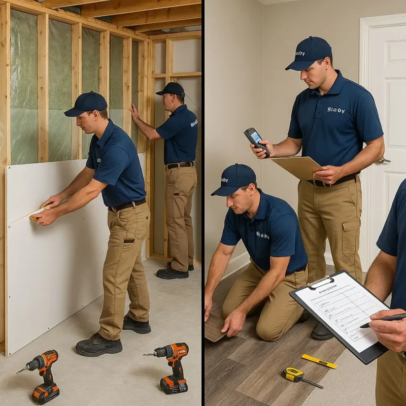 Repairs and Reconstruction process in Home Garden, CA