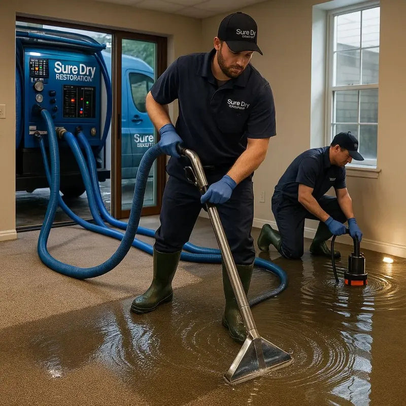 Water Extraction and Removal process in Home Garden, CA